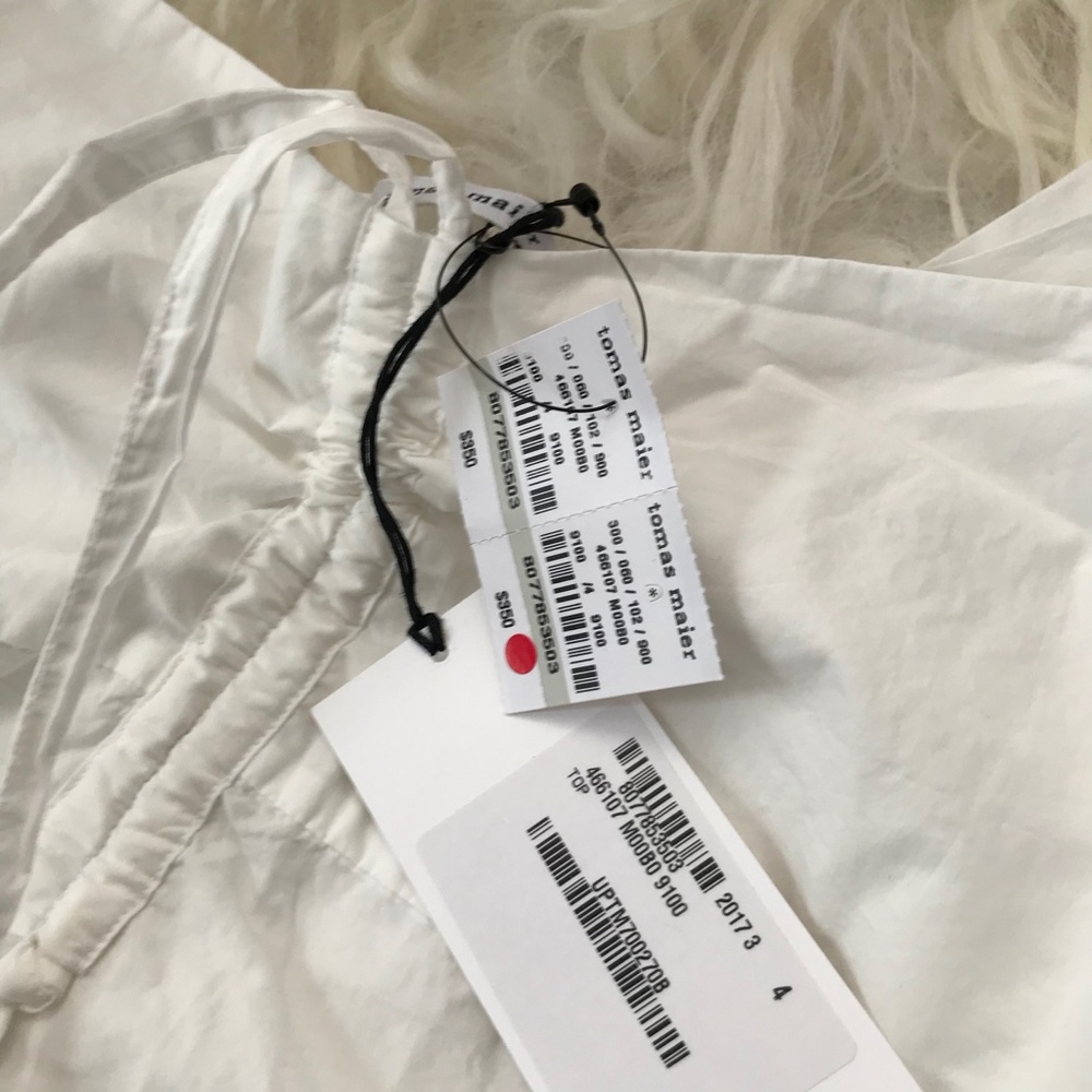 TOMAS MAIER Sleeveless Shirred Top - Picture 5 of 7